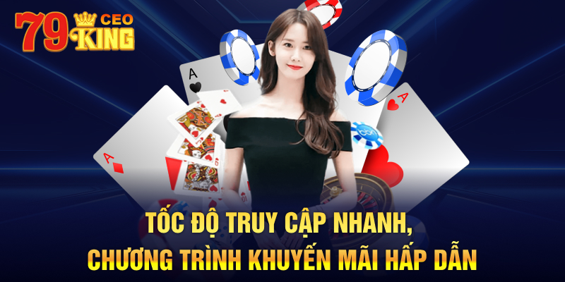 Tốc độ truy cập nhanh, chương trình khuyến mãi hấp dẫn